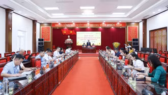 Họp báo thông tin kết quả đại hội Đảng bộ xã Yên Bình