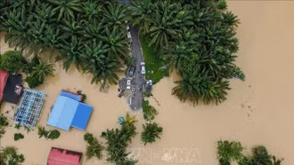 Hàng trăm nghìn người Malaysia phải sơ tán do lũ lụt