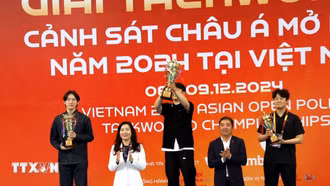 Việt Nam giành giải Nhất toàn đoàn tại Giải Taekwondo Cảnh sát châu Á mở rộng