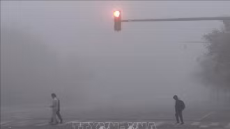 Trung Quốc ban hành cảnh báo màu vàng do bão tuyết và không khí lạnh