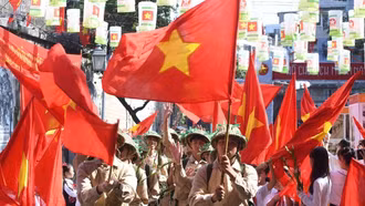 Tái hiện ngày trở về của đoàn quân chiến thắng