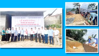 Văn Bàn tập trung xóa nhà tạm, nhà bị thiệt hại do thiên tai