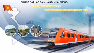 Dự án đường sắt Lào Cai - Hà Nội - Hải Phòng dự kiến tạo khoảng 90.000 việc làm