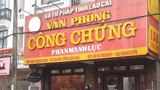 Xóa đăng ký hành nghề, thu hồi thẻ công chứng viên của 1 văn phòng công chứng tại Sa Pa 