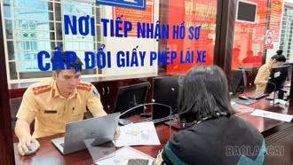 Tổ chức điểm làm thủ tục cấp, đổi giấy phép lái xe mới 