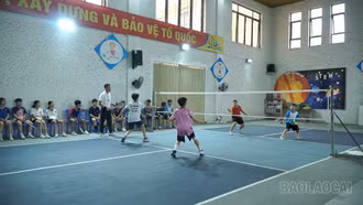 Lan tỏa phong trào bóng bàn, cầu lông trong học đường