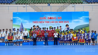 Bế mạc Giải bóng đá Thiếu niên tỉnh Lào Cai năm 2025