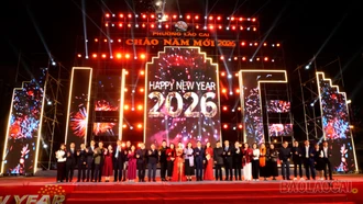 Rộn ràng Chương trình nghệ thuật “Sắc xuân biên cương - Khát vọng Lào Cai” chào năm mới 2026