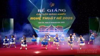 Bế giảng các lớp năng khiếu nghệ thuật hè 2025