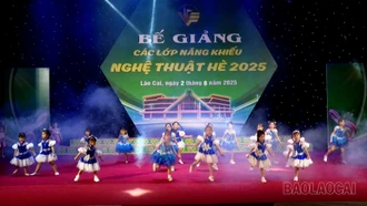 Bế giảng các lớp năng khiếu nghệ thuật hè 2025