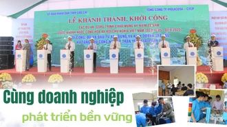 Cùng doanh nghiệp phát triển bền vững
