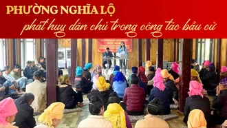 Phường Nghĩa Lộ phát huy dân chủ trong công tác bầu cử
