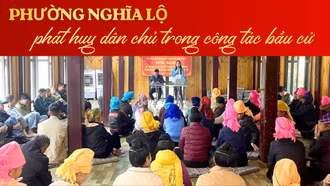 Phường Nghĩa Lộ phát huy dân chủ trong công tác bầu cử