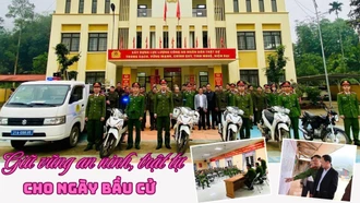 Giữ vững an ninh, trật tự cho ngày bầu cử