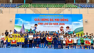 Câu lạc bộ Phong Nguyên vô địch Giải bóng đá nhi đồng tỉnh Lào Cai năm 2026