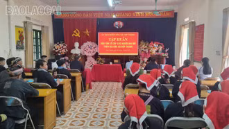 Xã Hợp Thành: Hơn 50 người tham gia tập huấn bảo tồn Lễ Cấp sắc người Dao đỏ