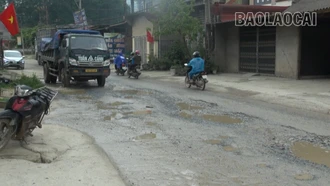 Cần sớm nâng cấp, sửa chữa đoạn đường “cửa ngõ” vào trung tâm huyện Bắc Hà