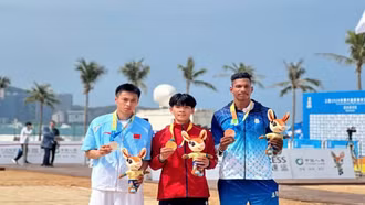 Điền kinh Việt Nam giành tấm HCV thứ hai tại Đại hội Thể thao bãi biển châu Á 2026