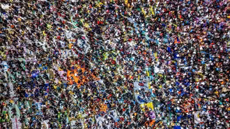 Giải bài toán biển người đi lễ hội