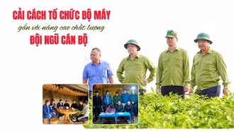 Cải cách tổ chức bộ máy gắn với nâng cao chất lượng đội ngũ cán bộ