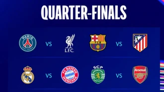 Xác định các cặp đấu tại tứ kết cúp C1 châu Âu 2025/26