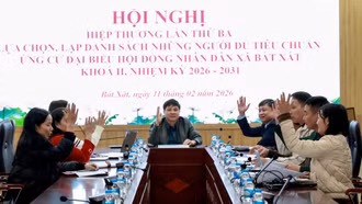 Xã Bát Xát hiệp thương lần thứ ba chọn 40 người ứng cử đại biểu HĐND xã, nhiệm kỳ 2026 - 2031