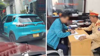 Lào Cai: Xử phạt 5 triệu đồng tài xế taxi Xanh SM để cửa xe mở, không đảm bảo an toàn