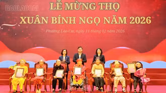 Phường Lào Cai tổ chức Lễ Mừng thọ xuân Bính Ngọ năm 2026