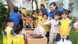 Ngày hội “Đổi rác lấy quà” - Lan tỏa thông điệp sống xanh từ lứa tuổi mầm non