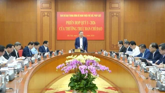 Tổng Bí thư Tô Lâm chủ trì phiên họp Ban Chỉ đạo hoàn thiện thể chế pháp luật