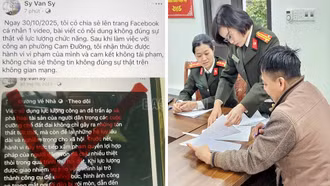 Công an Cam Đường xử lý nghiêm trường hợp đăng tin sai sự thật trên mạng