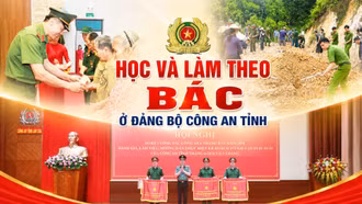 Học và làm theo Bác ở Đảng bộ Công an tỉnh