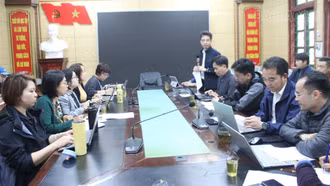 Ban Quản lý Dự án thúc đẩy bình đẳng giới làm việc tại xã Bản Liền