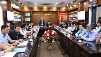 Sở Y tế Thái Nguyên học tập, trao đổi kinh nghiệm phát triển y tế tại Lào Cai