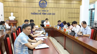 Lào Cai dự họp trực tuyến thống nhất phương án thống kê các chỉ tiêu kinh tế - xã hội năm 2026