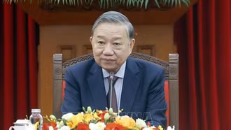 Tổng Bí thư Tô Lâm tiếp Bộ trưởng Ngoại giao, Quốc phòng và Công an Trung Quốc