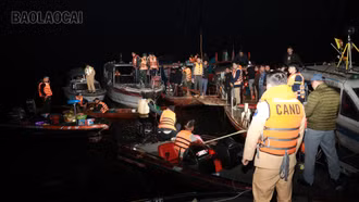 Công an tỉnh Lào Cai tiếp tục xác minh, điều tra làm rõ nguyên nhân vụ tai nạn giao thông đường thủy tại hồ Thác Bà