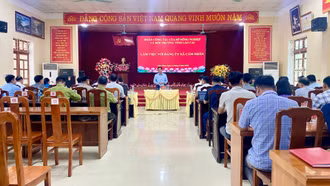 Giám đốc Sở Nông nghiệp và Môi trường làm việc tại xã Cảm Nhân