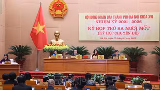 Thông qua Nghị quyết về Quy hoạch tổng thể Thủ đô với tầm nhìn 100 năm
