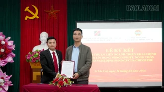 Si Ma Cai tổ chức ký kết thỏa thuận liên ngành về thực hiện chính sách tín dụng phục vụ phát triển nông nghiệp