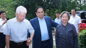 Thủ tướng Phạm Minh Chính thăm, chúc Tết nguyên lãnh đạo Đảng, Nhà nước và dâng hương các cố lãnh đạo Đảng, Nhà nước