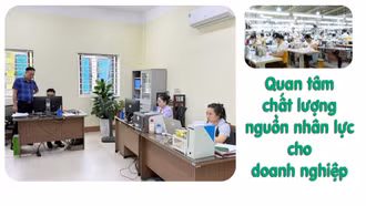 Quan tâm chất lượng nguồn nhân lực cho doanh nghiệp