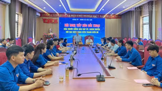 Cốc San tổ chức Hội nghị đối thoại giữa người đứng đầu cấp ủy, chính quyền với đại diện đoàn viên, thanh niên xã 