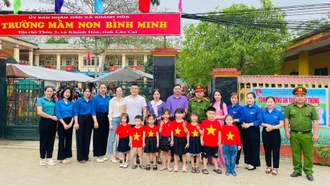 Khánh Hòa ra mắt cổng trường an toàn giao thông