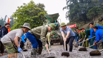 Cao Sơn tổ chức lễ phát động xây dựng nông thôn mới năm 2026