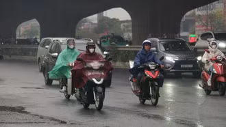 Miền Bắc sắp đón không khí lạnh lệch Đông, mưa phùn kèm nồm ẩm quay trở lại