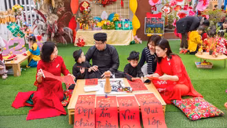 Sôi nổi chương trình"Bé vui đón Tết 2026"