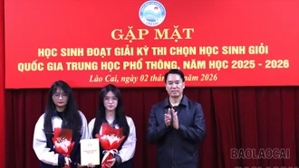 Sở Giáo dục và Đào tạo gặp mặt 134 học sinh đoạt giải Kỳ thi chọn học sinh giỏi quốc gia cấp THPT năm học 2025 - 2026