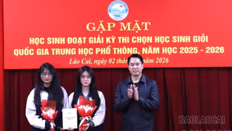Sở Giáo dục và Đào tạo gặp mặt 134 học sinh đoạt giải Kỳ thi chọn học sinh giỏi quốc gia cấp THPT năm học 2025 - 2026
