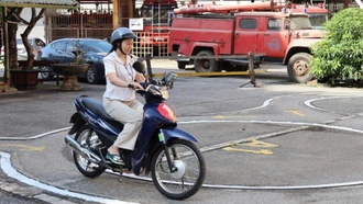 Bộ Công an bỏ một bài thi hình trong sát hạch bằng lái xe máy